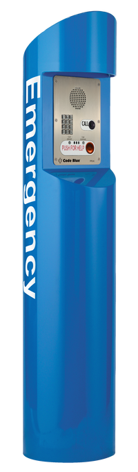 Code Blue CB9S00117 CB 9-S Gatekeeper Help Point, Line Power 120VAC, Safety Blue