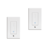 Shelly Plus Wall Dimmer x2 - front view | Silarius