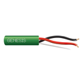 Genesis 31141105 18/2 Stranded Unshielded Cable, Plenum, CMP, FT6, 1000' (304.8 m) Pull Box, Green