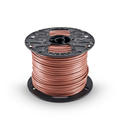 Genesis 47240307 22AWG 8-Conductor Thermostat Cable, Solid Bare Copper, CL2 General Purpose, 250' Pull Box, Brown