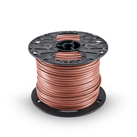Genesis 47240307 22AWG 8-Conductor Thermostat Cable, Solid Bare Copper, CL2 General Purpose, 250' Pull Box, Brown