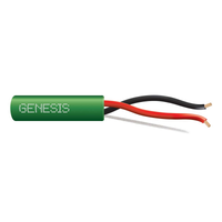 Genesis 31141105 18/2 Stranded Unshielded Cable, Plenum, CMP, FT6, 1000' (304.8 m) Pull Box, Green