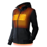 Ridge Womens Heated Hoodie - detail view | Silarius