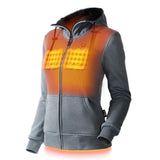 Ridge Womens Heated Hoodie - front view | Silarius