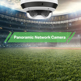 Silarius Pro Series SIL-MSD16MP288 16MP Outdoor Multisensor Network Dome Camera with Four 2.8-8mm L... - side view | Silarius