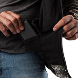 Shadow Men's Heated Hunting Hoodie - Available in Mossy Oak and Real Tree - detail view | Silarius