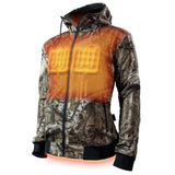 Shadow Men's Heated Hunting Hoodie - Available in Mossy Oak and Real Tree - front view | Silarius