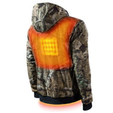Shadow Men's Heated Hunting Hoodie - Available in Mossy Oak and Real Tree - rear view | Silarius