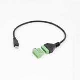 Micro USB to 5 Terminal Add(Shelly Pill) - rear view | Silarius