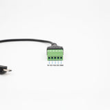 Micro USB to 5 Terminal Add(Shelly Pill) - side view | Silarius