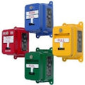 SigCom SGX-32SK1-YL SGX32 Series Explosion Proof Manual Pull Station, Dual Action, DPDT, Yellow