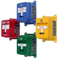 SigCom SGX-32SK1-YL SGX32 Series Explosion Proof Manual Pull Station, Dual Action, DPDT, Yellow