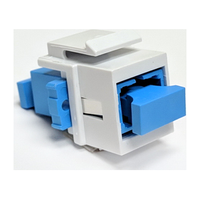Dynacom 10600-SC-SM SC Simplex Fiber Coupler, Single-Mode, White