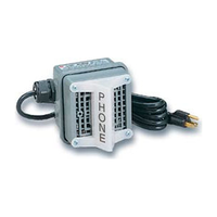 Federal Signal TELC-120 TELC TelCom Telephone Extension Horn and Strobe Ringer Device