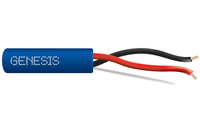 Genesis 45111106 16/2 Solid Unshielded Fire Alarm Cable, Plenum, FPLP, 1000' (304.8 m) Pull Box, Blue