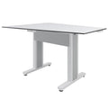 Middle Atlantic TBL-ANG-3P-CH-WW Forum 3 Person Angle Table, 38" Counter Height, Light
