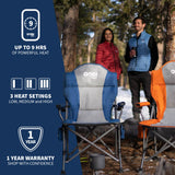 Terrain Heated Camping Chair - detail view | Silarius