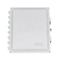 AccelTex ATS-00251 14x12x6 Polycarbonate Enclosure with Solid Door, Latch Lock & 6 N-Style Hole