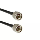 AccelTex ATS-00398 240 Series N-Style Plug to N-Style Plug 10 ft Cable Assembly