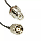 AccelTex ATS-00035 100 Series RPTNC Bulkhead Jack to RPTNC Plug 18 inch Cable Assembly