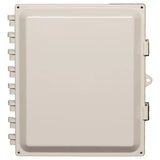 AccelTex ATS-00159 12x10x6 Polycarbonate Enclosure, Solid Door, Latch Lock, Non-Configured