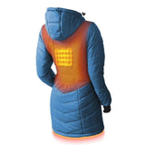 Victoria Womens Heated Coat - rear view | Silarius