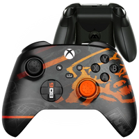 MODDEDZONE BlackZone EXTREME XBOX SERIES X SMART PRO CUSTOM MODDED CONTROLLER - front view | Silarius