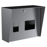 Pedestal Pro XPRO-HG003S 12x10 Stainless Housing - Single Gang & Double Gang