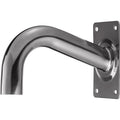 Hanwha SBP-300WMS Gooseneck Wall Mount for Select XNV and XNP Series Cameras, Stainless Steel