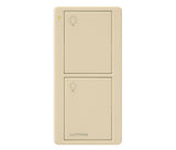 Lutron PJ2-2B-GIV-L01 Pico 2-Button Light Remote - (Ivory | Gloss)
