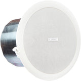QSC AC-C6T AcousticCoverage Series 6" 2-Way 30W Ceiling Loudspeaker (Pair, White) ACC6T