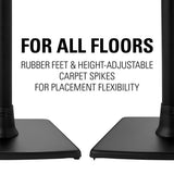 Sanus WSS21-B1 Sonos Play 1 & Play 3 Wireless Speaker Stands Black- Single