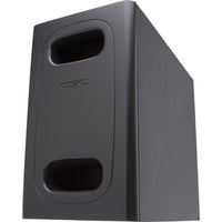 QSC AD-S.SUB-BK 6.5" Dual Voice Coil Surface Subwoofer/HiPass Out-70/100V-Bypass/Lo-Z Mono/Stereo/Surface Install (Black) ADSSUBBK