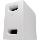 QSC AD-S.SUB-WH 6.5"Dual Voice Coil Surface Subwoofer/HiPass Out-70/100V-Bypass/Lo-Z Mono/Stereo/Surface Install (White) ADSSUBWH