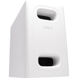 QSC AD-S.SUB-WH 6.5"Dual Voice Coil Surface Subwoofer/HiPass Out-70/100V-Bypass/Lo-Z Mono/Stereo/Surface Install (White) ADSSUBWH