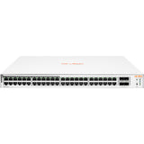 Aruba Instant On 1830 JL815A#ABA 48-Port Gigabit (24 ports PoE+) Compliant Managed Network Switch with 4 SFP ports