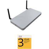 Cisco Meraki MX68W Router/Security Appliance with 3-Year Advanced Security License and Support