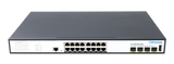 Silarius SIL-B16M3POE1G300 16-Port Gigabit Layer3 Managed PoE+ Switch 4x10G SFP+ 300W Rack Mount - detail view | Silarius