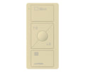 Lutron PJ2-3BRL-GIV-S05 Pico 3-Button Blind Tilt Remote With Text - (Ivory | Gloss)