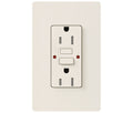 Lutron SCR-15-GFST-BI 15 Amp GFCI Receptacle - (Biscuit | Satin)