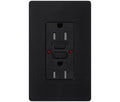 Lutron SCR-15-GFST-MN 15 Amp GFCI Receptacle - (Midnight | Satin)