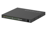 NETGEAR GSM4230PX-100NAS M4250-26G4XF-PoE+ AV Line Managed Switch, 30 Ports (24 x 1G PoE+, 2 x 1G RJ45, 4 x SFP+), 480W