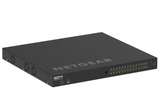 NETGEAR GSM4230PX-100NAS M4250-26G4XF-PoE+ AV Line Managed Switch, 30 Ports (24 x 1G PoE+, 2 x 1G RJ45, 4 x SFP+), 480W