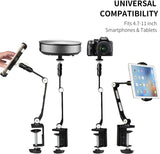 Suptek YF208B Aluminum Alloy Cell Phone Desk Mount Stand 360 Degree - detail view | Silarius