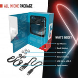 Genius Wireless Earbuds True Wireless Stereo Bluetooth with Power Bank Charging Base - detail view | Silarius