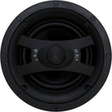 EARTHQUAKE ECS6.5 EDGELESS 6.5" IN-CEILING SPEAKERS 12DB XOVER +/- 3DB SWITCHES, ROUND GRILLES