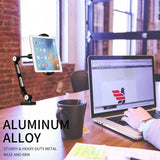 Suptek YF208B Aluminum Alloy Cell Phone Desk Mount Stand 360 Degree - detail view | Silarius
