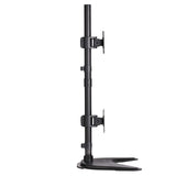 Tripp Lite DDR1527SDC Dual Vertical Flat-Screen Desk Stand/Clamp Mount, 15'-27'