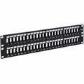 ICC IC107BP482 48-Port HD Flush Mount Blank Patch Panel, 2 RMS