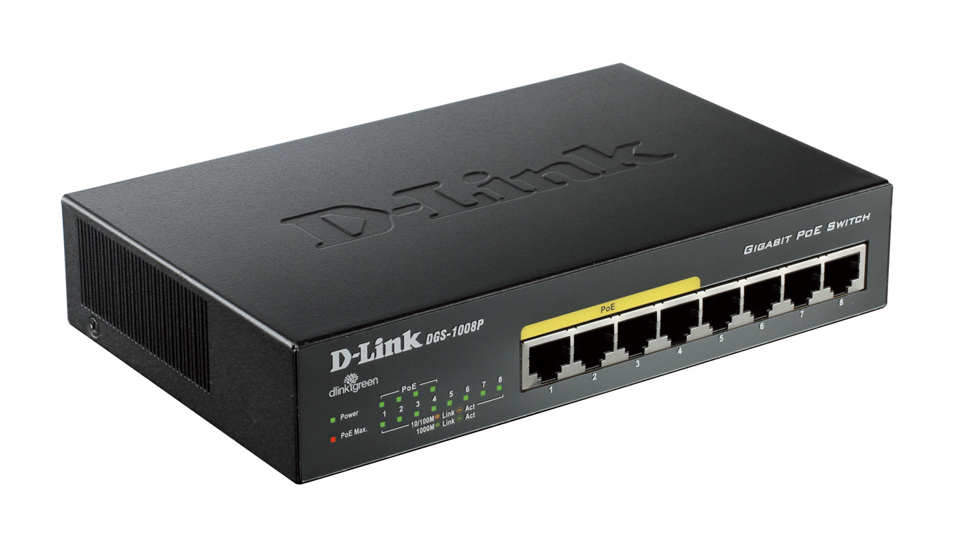 D-Link 10-Port PoE Gigabit Switch - (DGS-1010MP)